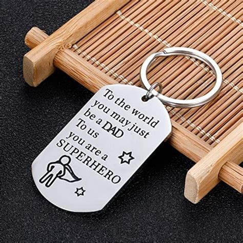 MADHU GEMS Father’s Day Gift, First New Dad Keychain, Daddy You are A ...