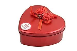 Buy Gals Gallery Metal Heart Shaped Empty Gift Box, 9.5 cm x 7 cm x 5 ...