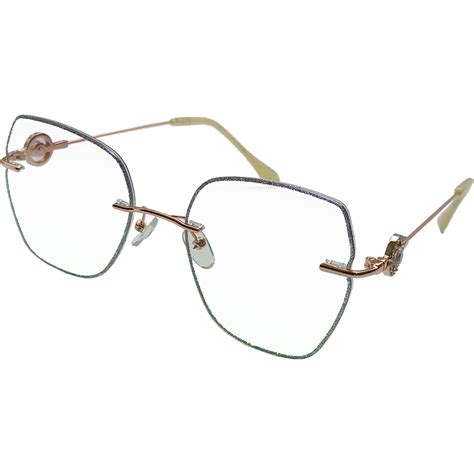 Stones Rimless Fancy Eyeglasses - IDEAL Optics