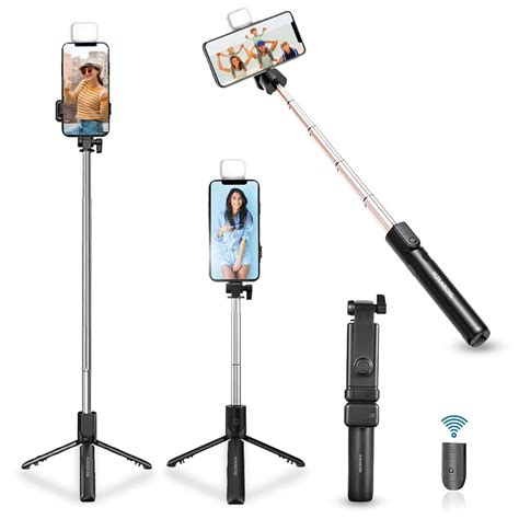 Kratos Selfie Stick Tripod Stand, 3 in 1 Multifunctional Design ...