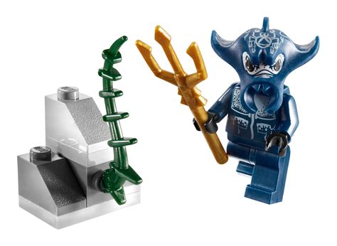 LEGO Atlantis 8073 pas cher - Le Guerrier Manta