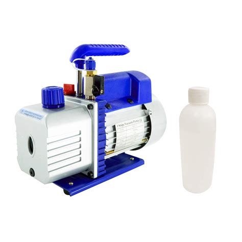 Buy 4CFM 1/3HP Single Stage Rotary Vane Vacuum Pump, Vacuum Pump HVAC ...