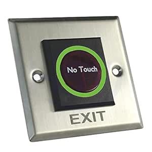 ZKTeco K1-1D No Touch Stainless Steel Exit Button