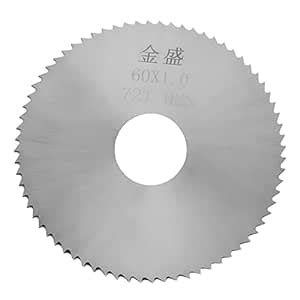 Utoolmart 60 x16 x1mm HSS Circular Saw Disk 72 Teeth Blade Cutter ...