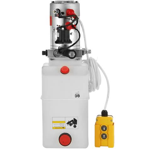 Mophorn Hydraulic Pump 12v Single Action Hydraulic Pump Dump Trailer ...