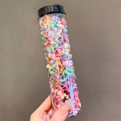 100pcs Solid Color Mini Hair Claw Clips For All Hair Types | SHEIN USA