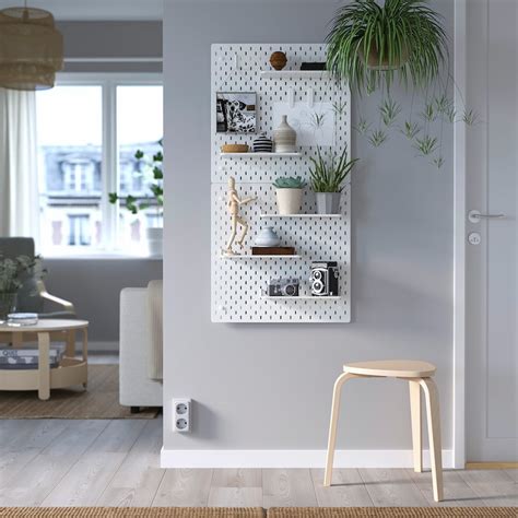 SKÅDIS display shelf, white - IKEA