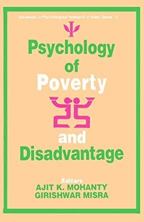 Buy Psychology of Poverty and Disadvantages Book Online at Low Prices ...