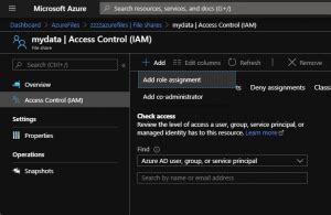 Image result for Azure Files SMB Disable Authentication