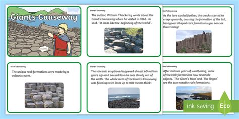 Giant's Causeway Fact Cards