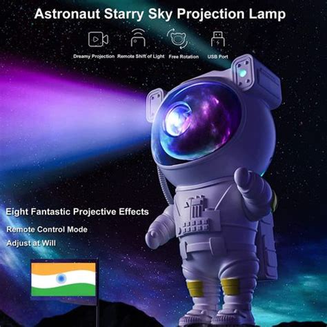 SKYTONE Galaxy Night Light Astronaut Space Star Projector Nebula 360 ...