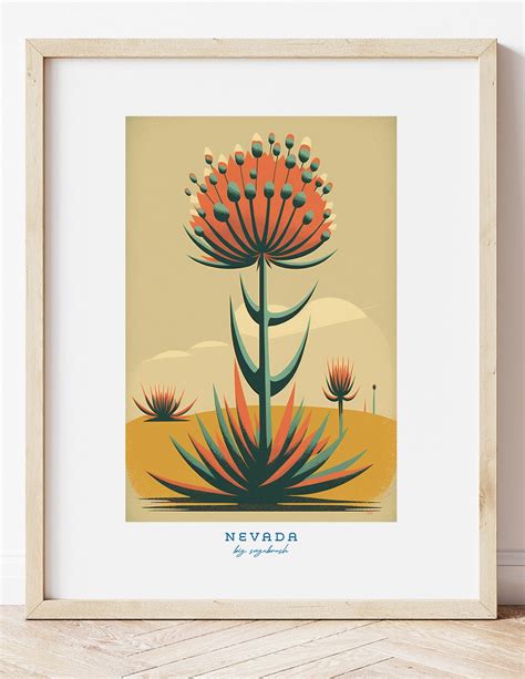 Nevada State Flower, Sagebrush Flower, Big Sagebrush Flower Vintage ...