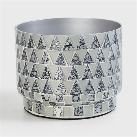 Buy Mabel Metal Mosaic Planter from Home Centre at just INR 699.0