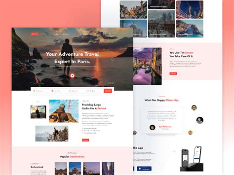 Travel Website Examples 的图像结果