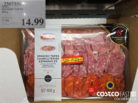 2567350 NOEL SPANISH TAPAS 400 g 14 99 - Costco East Fan Blog
