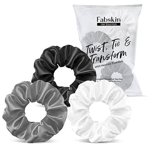 Fabskin Luxury Satin Scrunchies For Women and Girls | Stylish & Cute ...