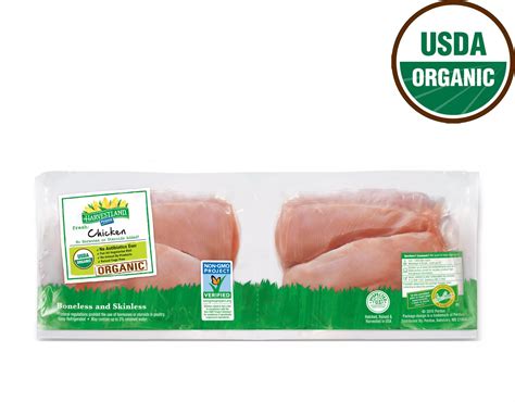 Harvestland Organic Boneless Chicken Breast, 2.5-3.5 lbs. | BJ's ...