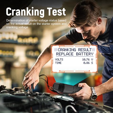 FOXWELL BT705 12V 24V Car Battery Tester Automotive 100-2000 CCA ...