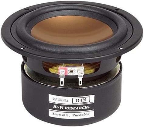 Hivi B4N 4" Aluminum Round Frame Midbass : Amazon.in: Musical Instruments