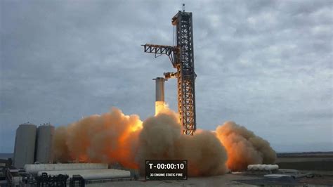 SpaceX ignites giant Starship rocket in crucial pad test | Tech News ...
