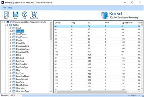 SQLite View 的图像结果