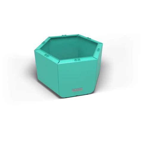 BIM objects - Free download! Planter Small Hex Rosenlund | BIMobject