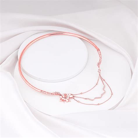 Rose Gold Brahma Kamal Statement Necklace – GIVA Jewellery