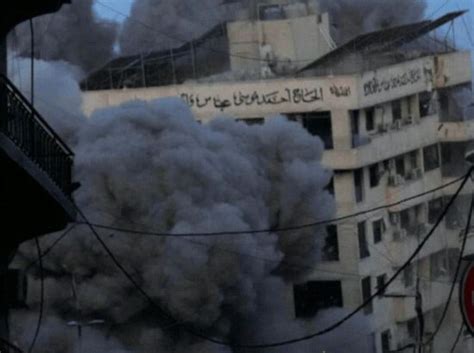 Scene of Doom in Beirut: Israeli Missile Levels Multi-Story Building in ...