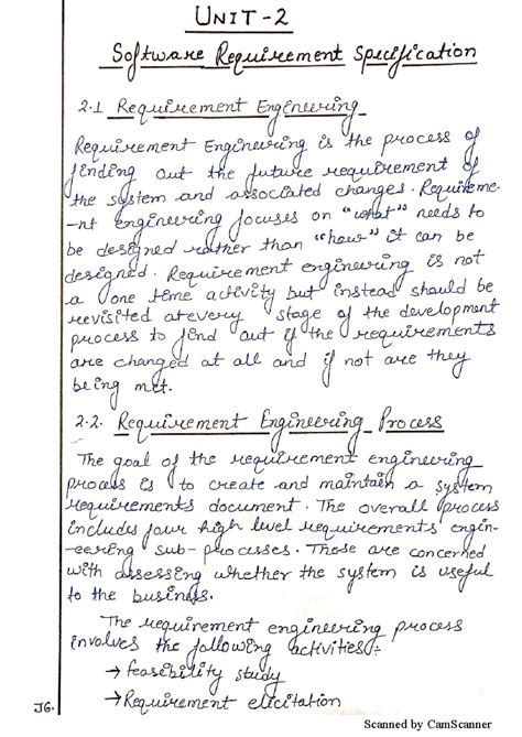 Unit 2 - Notes on Software Requirement Engineering (SWE 101) - Studocu