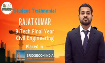 Department of Civil Engineering – GLA University Mathura