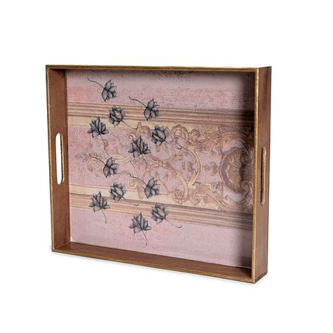 Antique Lotus Light Tray | Elegant Table Decor – Artychoke