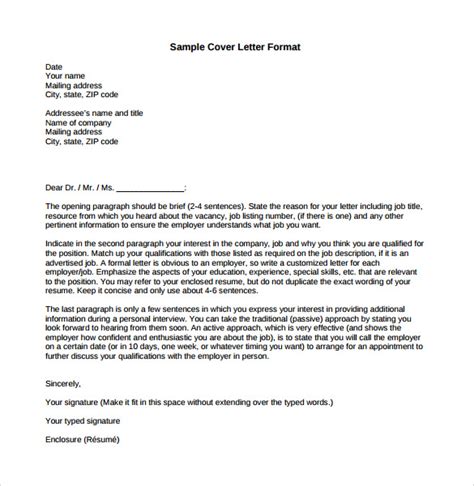 Basic Letter Format 的图像结果