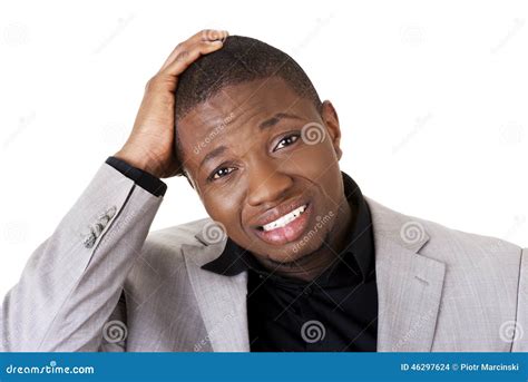 Black man s shock reaction stock photo. Image of american - 46297624