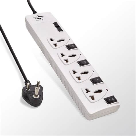Flipkart SmartBuy Extension Switch Board with 4 Sockets 4 Switches 4 ...