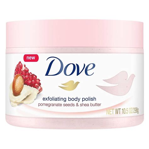 Buy Dove Exfoliating Body Polish Body Scrub, Pomegranate and Shea, 10.5 ...