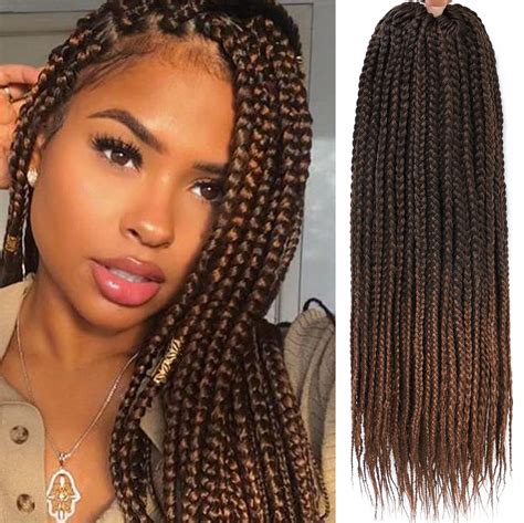 Crochet Box Braids 18 Inch 8 Packs Goddess Box Braids | Desertcart INDIA