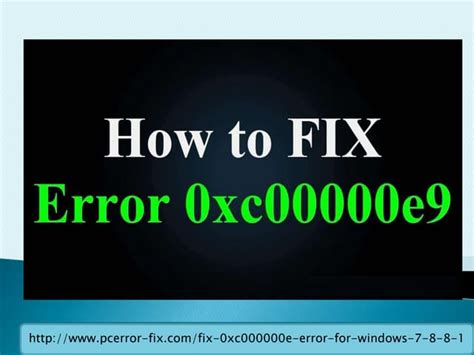 Image result for How to Fix Error Code 0Xc000000e in Windows 7