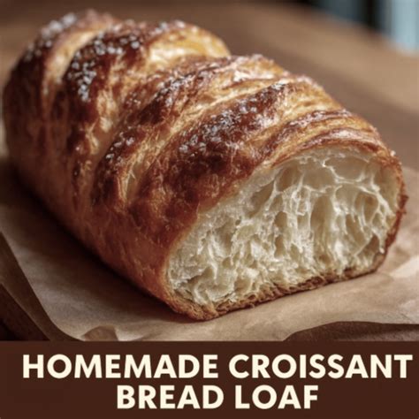 Croissant Bread Loaf Recipe – Soft, Flaky, and Perfectly Buttery