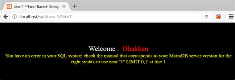 Beginner's Guide to SQL Injection (Part 1) - Hacking Articles
