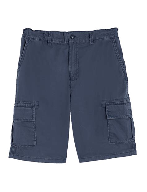 Pure Cotton Cargo Shorts