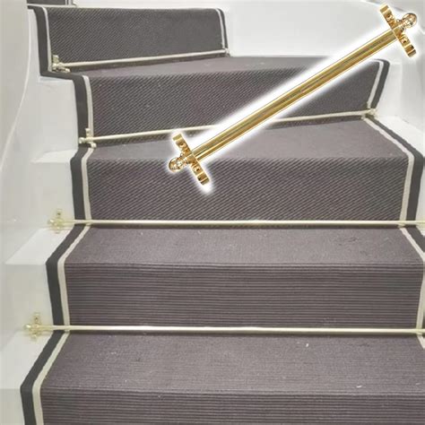 Amazon.com: KomNWF LXXW Brass Stair Rods Stair Carpet Rod, Gold Stair ...