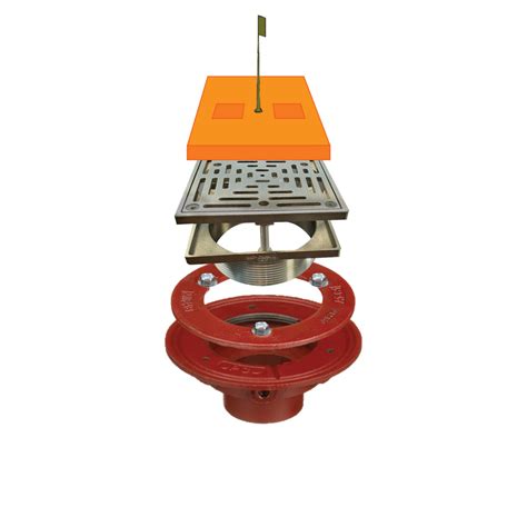 F1100-C-TSS Top Set® Finished Floor Drain with Square Adjustable Heel ...