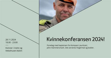 **UTSOLGT** Veksthuset Input: Kvinnekonferansen 2024, Stasjonsmester ...