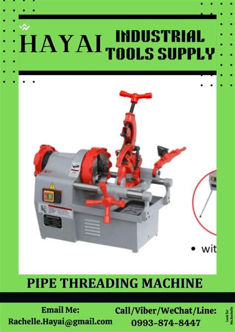 Image result for Waste of Pipe Threading Machine