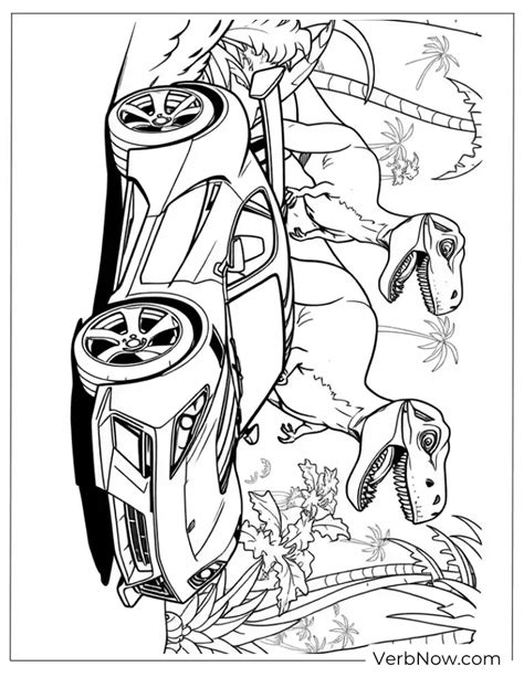 22 Free Hot Wheels Coloring Pages (100% Printable PDF)