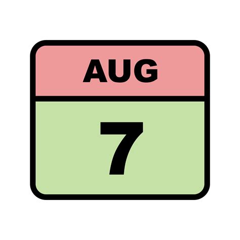 August 7Th Calendar