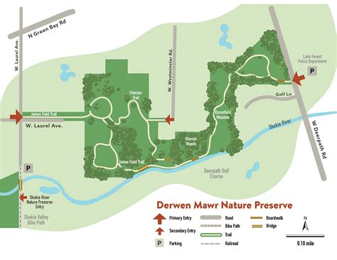 Lake Forest Open Lands Nature Preserve Map Design - LVBrown Studio ...