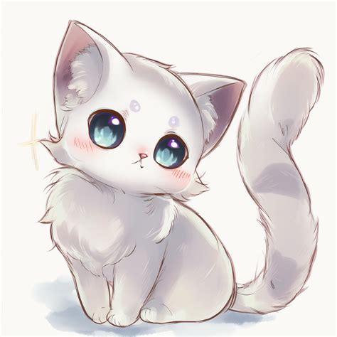 Cute anime cat – Artofit