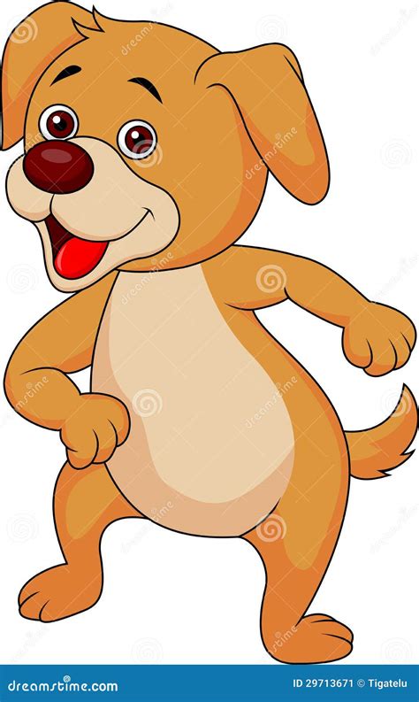 滑稽的狗动画片跳舞 向量例证. 插画 包括有 幼稚, 婴孩, 欢呼, 图画, 愉快, 喜悦, 图标, 敌意 - 29713671
