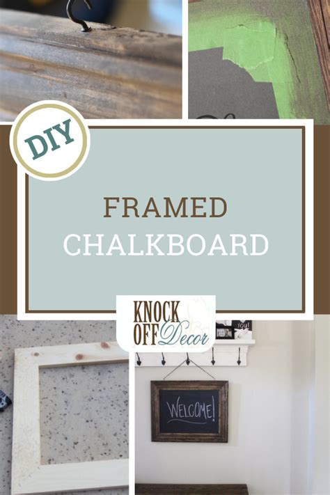How to Make a Chalkboard Sign Using a Frame 的图像结果